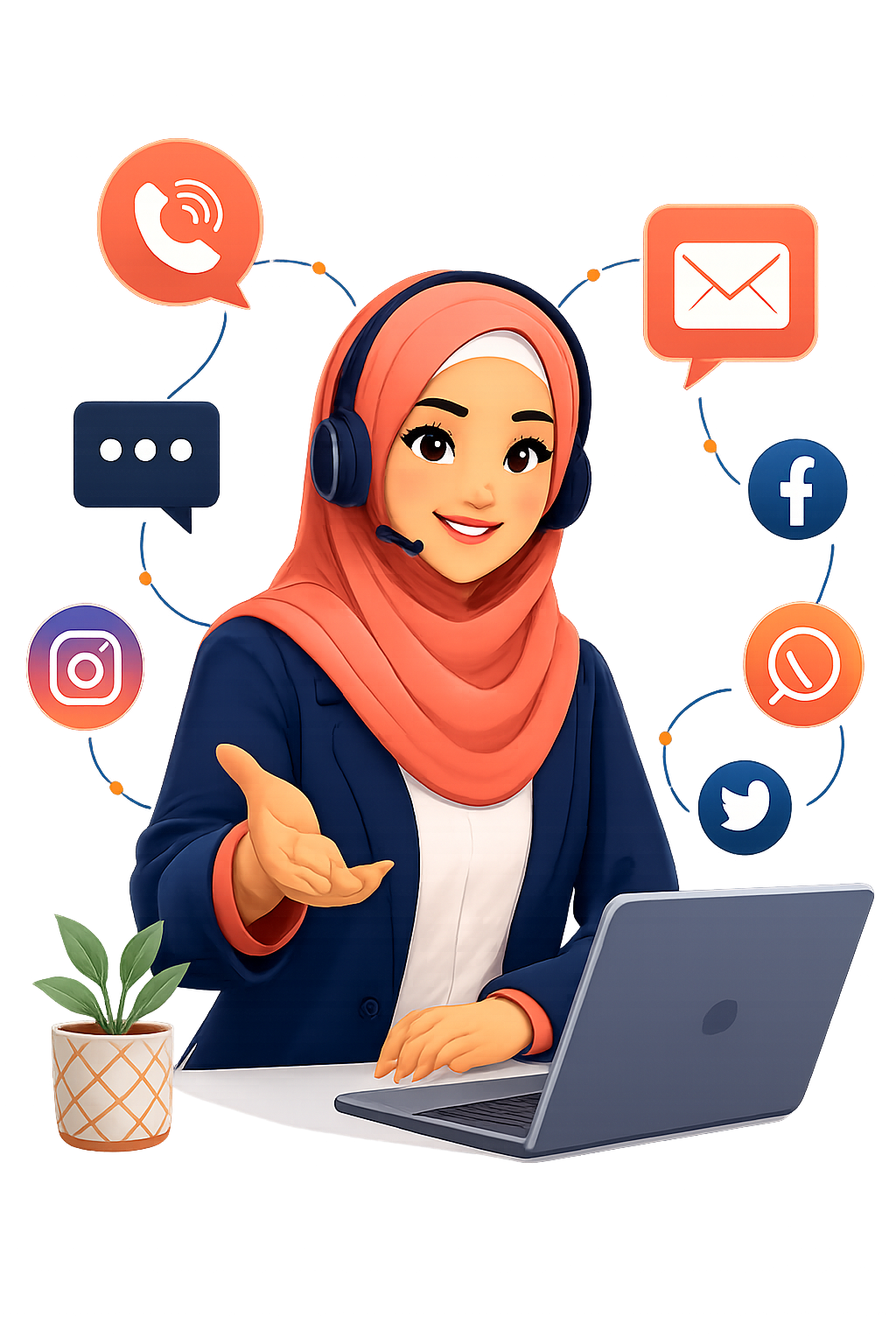 Contact Illustration